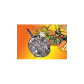 Acea, Stainless Steel Mouli Grater With 3 Disks, 24cm