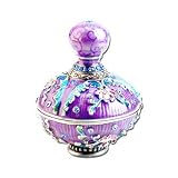 Elegant Vienna Jeweled Bottle with Leaf Scroll Pattern Trinket Box