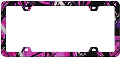 Cruiser Accessories 15050 Neo Black License Frame Muddy Girl Camouflage Hydro dipped painted