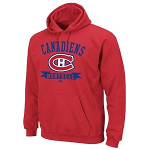 NHL Montreal Canadiens Men's Tape To Tape Hooded Sweatshirt, Red, Large