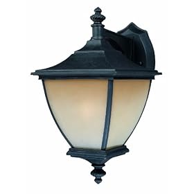 Thomas Lighting Pl9153-7 Trent Three-Light Energy Star Certified Outdoor Wall Lantern, Matte Black