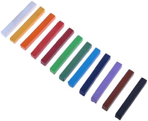 Urparcel Hair Chalk Pastels DIY Temporary Colouring Chalking Dye Trend (12 Colors)