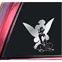 Tinkerbell Fairy Vinyl Decal Sticker - Shiny Chrome