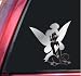Tinkerbell Fairy Vinyl Decal Sticker - Shiny Chrome