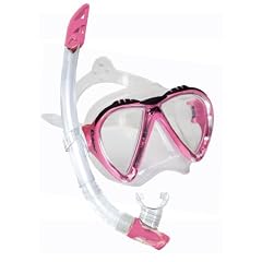 CRESSI Damen Tauchset (Maske + Schnorchel) Lince & Gamma VIP set, rosa