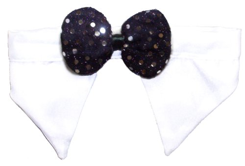 Black Tuxedo Bow Tie Pet Dog Collar Size XS