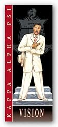 Vision - Kappa Alpha Psi by Johnny Myers 8"x20" Art Print Poster
