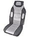 Eurow Sideless Sport Mesh Seat Cover (Gray 2-Pack)