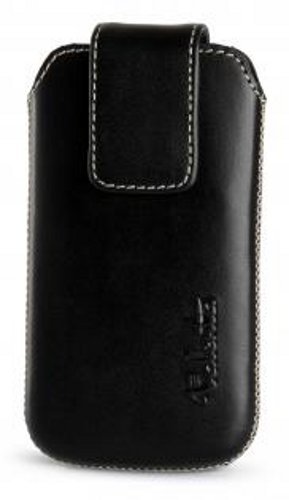 Bern Black 01 Leder Tasche (f&uuml;r iPhone 3G/4/4S, Samsung Galaxy Ace, Galaxy Mini, HTC Desir Preisvergleich
