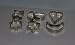 Medium Cookie Cutter Set 6 heart star flower moon
