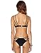 Sexy Bikini Mesh Halter Bandeau Top Strappy Bottom Bathing Suit Swimsuit
