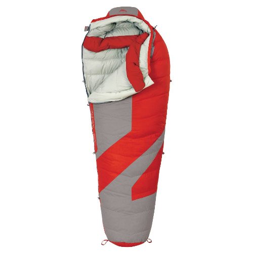 Kelty Light Year 0 Degree Down Sleeping Bag, Long , Molten Lava