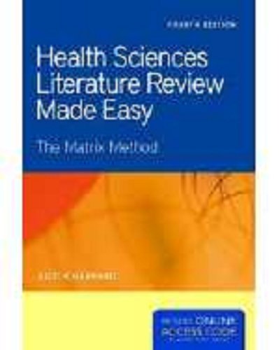 health sciences literature review made easy garrard health sciences literature review made easy