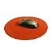 10 INCH ROUND FELT MOUSEPAD - MANGO ORANGE