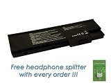 Acer Travelmate 4022WLCI 4-cell - 2200mAh Replacement Laptop Battery with FREE MP3 Splitter