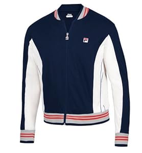 Men's Fila Vintage Cotton Jacket BLUE LRG REG