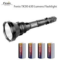 Fenix TK30 630 Lumens Flashlight With Four CR123A 3V Lithium Batteries