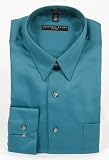 Geoffrey Beene Sateen Fitted Dress Shirt - Bermuda