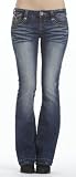 Wallflower Junior Vintage Bootcut Premium Denim Jean in Rinse Vintage