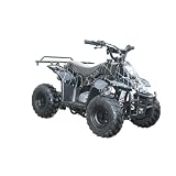 110cc Four Wheelers 6 Tires Atvs, Spider Black by MOUNTOPZ
