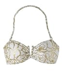 Newport News Rose print cinched bandeau top