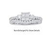 Stunning 2 Piece 14K. White Gold 1.36 Ctw Diamond Wedding Set For Her ** BLOWOUT SALE **