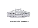 Stunning 2 Piece 14K. White Gold 1.36 Ctw Diamond Wedding Set For Her ** BLOWOUT SALE **
