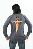Sailor Jerry Dagger Pin Up Long Sleeve Tee Surfer Shirt
