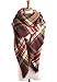 Lady's Large Blanket Tartan Scarf Shawl Stole Plaid Checked Pashmina Camel Blue Red Coffe