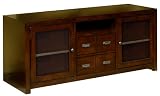 Kathy Ireland Home by Martin Vallarta 59-3/4-Inch Full-Sized Entertainment TV Console; 26-Inch Height