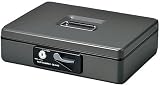 PLUS 小型手提金庫 ダークグレー CB-040G DGY 13-126