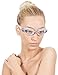 AqtivAqua Swimming Goggles - Clear Swim Goggles for Adult Men Women Youth Child (Black Color)