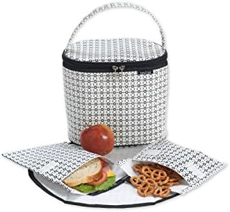 Keepleaf Black and White Organic Cooler Lunch Kit