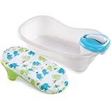 Summer Infant Newborn to Toddler Bath Center and Shower, Blue