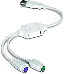 TRENDnet USB to PS/2 Converter TU-PS2 (White)