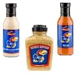 University of Kansas - Wing Sauce, Blue Cheese Dip & Mustard Deli Pack (Set of 3)