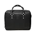 Elegant Side-Sleeved Black Faux Leather Briefcase with Strap for the ASUS Eee PC Seashell 1005PE-MU17-WT 10.1-Inch White Netbook