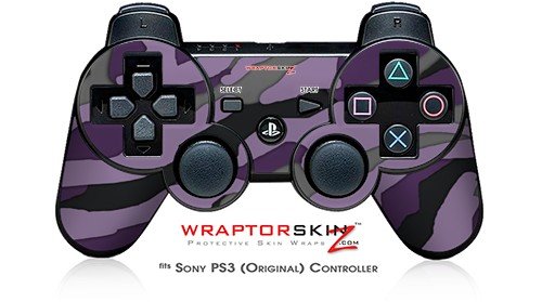Sony PS3 Controller Decal Style Skin - Camouflage Purple