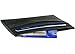 Genuine Leather Minimalist Wallet 7 Card Slots Front Pocket Wallet Card Case Blk