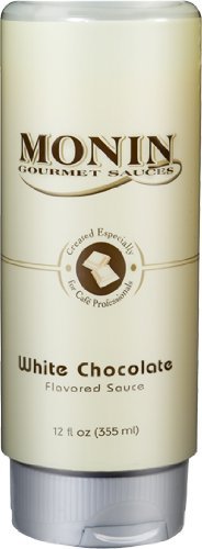 Monin gourmet white chocolate sauce, 12 oz squeeze bott…