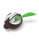 A di Alessi ASG91 Banana Kid Zuckerdose mit L&ouml;ffel aus Fine Bone China
