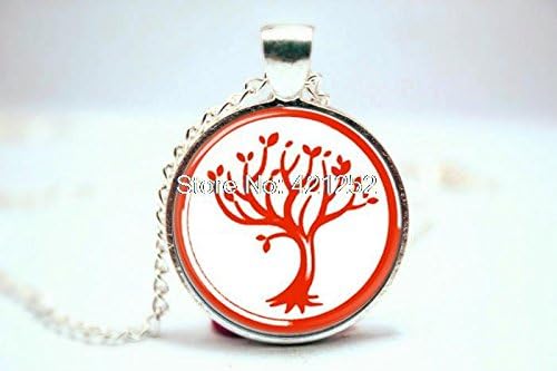 Pretty Lee 2015 Fashion Divergent Inspired Amity The Peaceful Necklace Glass Photo Cabochon Necklace Christmas gift