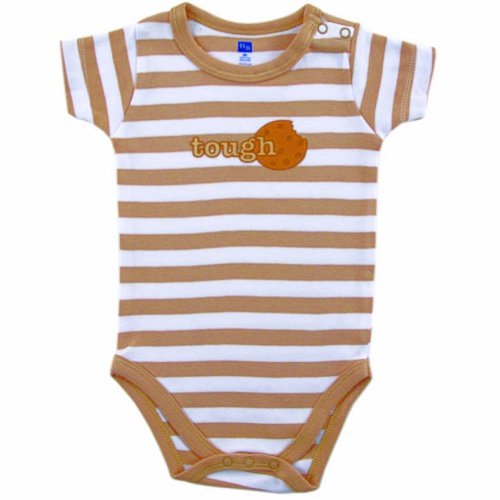 Luvable Friends Sayings Bodysuits for Baby Boys, Tough -cookie
