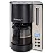 Cloer 5218NA 12-Cup Bitterness Eliminating Coffee Maker, Stainless Steel/Black