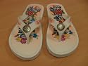 Ed Hardy Kinder Flip Flop "Ed Hardy for the World" Gr.32 weiß