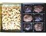 Corporate Holiday Chocolate Turtle Candy and Cashew Nuts Gift Box