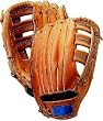 P.E./Rec Gloves & Masks - 12" Leather/Synthetic, Left hand - Baseball