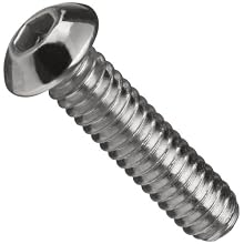 Chrome Plated Steel Socket Cap Screw, Button Head, Hex Socket Drive