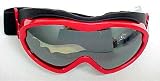 Red Ski Goggles Smoke Lenses Snowboard Skiing
