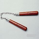 8 in. Round Grip Speedchuck Wood Nunchaku